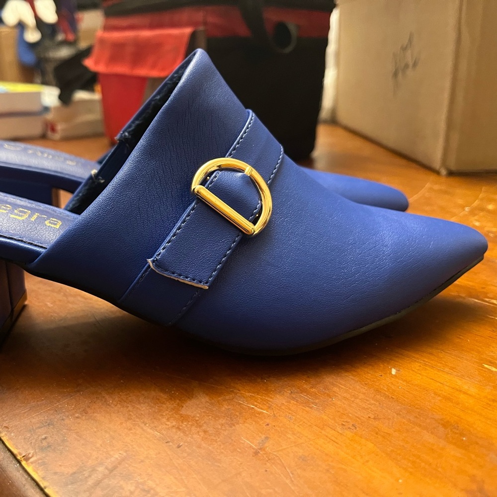 Mule type heels